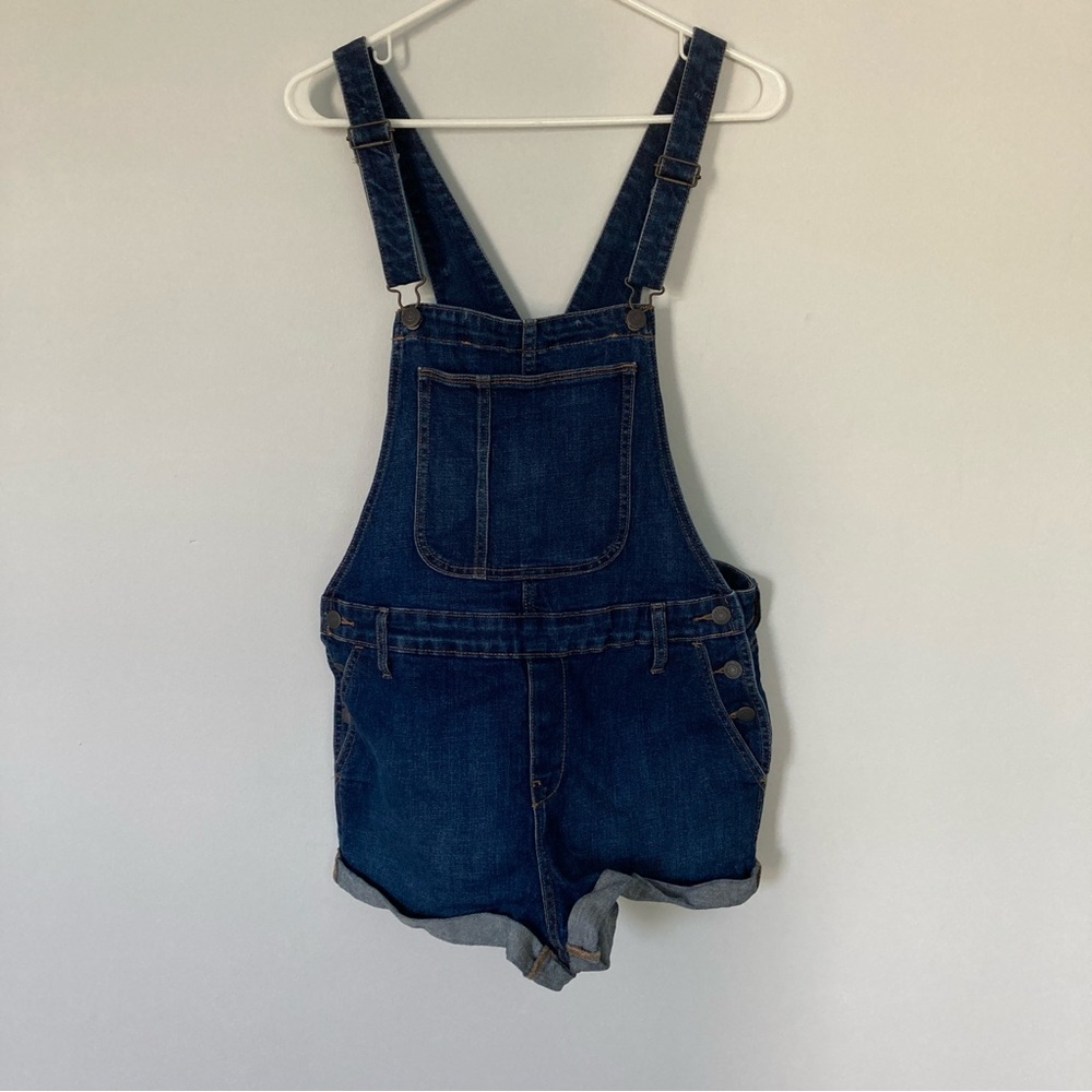 Medium Wash Denim Overalls | Old Navy | Medium